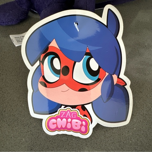 Miraculous Chibi (Zag Chibi) PLAGG Plush / 8”/ Limited Edition / BRAND NEW - Picture 10 of 13